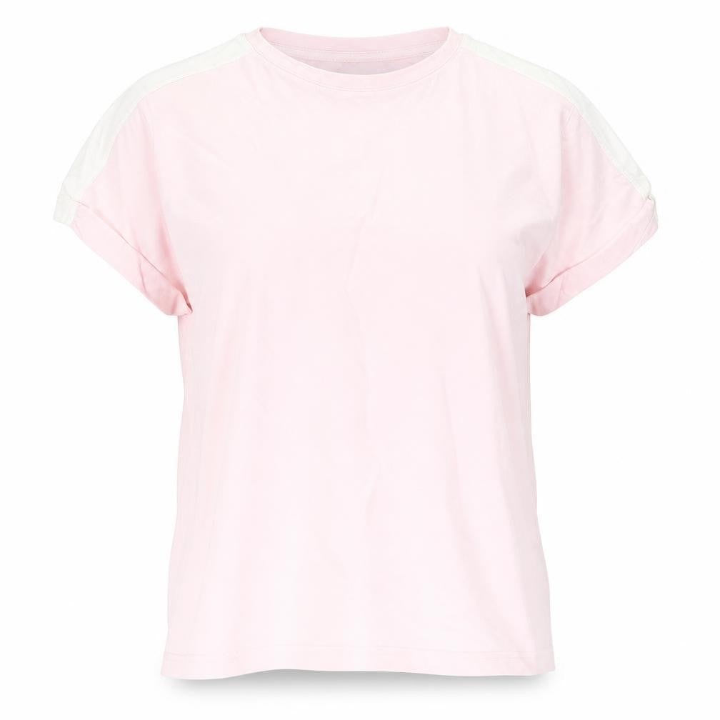 D-Struct Womens Pink  Cotton Basic T-Shirt Size L Round Neck