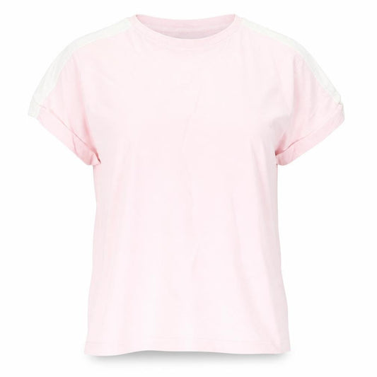 D-Struct Womens Pink  Cotton Basic T-Shirt Size L Round Neck