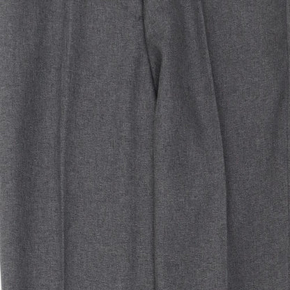 Signature Womens Grey  Polyester Trousers  Size 28 in L30 in Regular