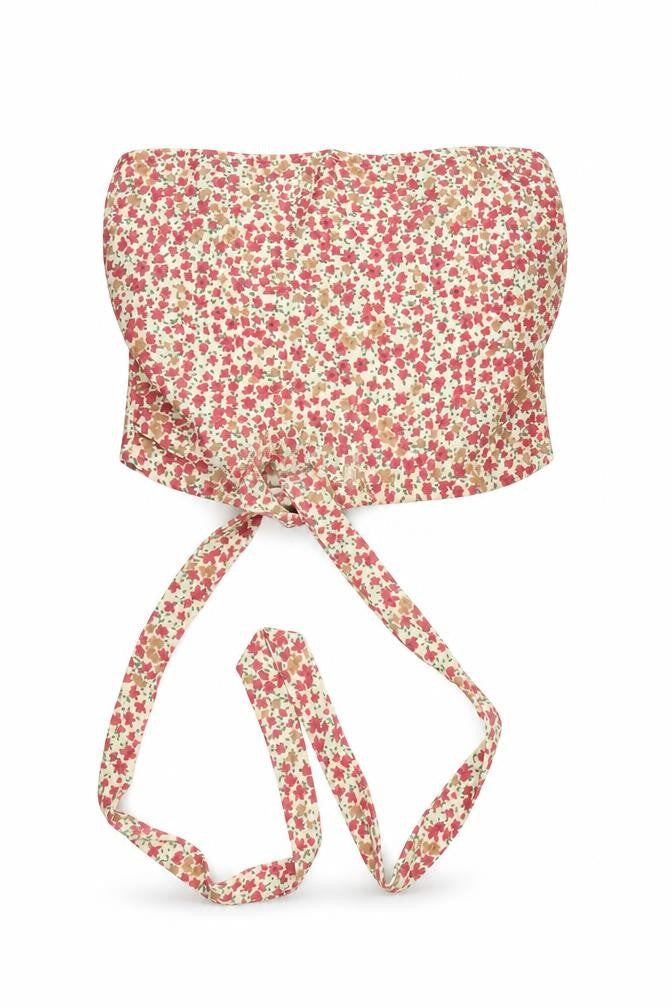 SheIn Womens Ivory Floral Polyester Basic Tank Size M Off the Shoulder