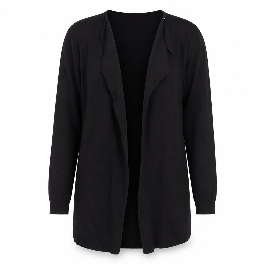 Marks & Spencer Womens Black V-Neck  Viscose Cardigan Jumper Size S