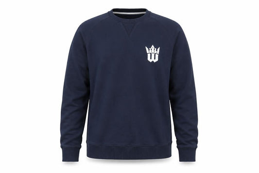 Playerlayer Mens Blue Round Neck  Cotton Pullover Jumper Size XL