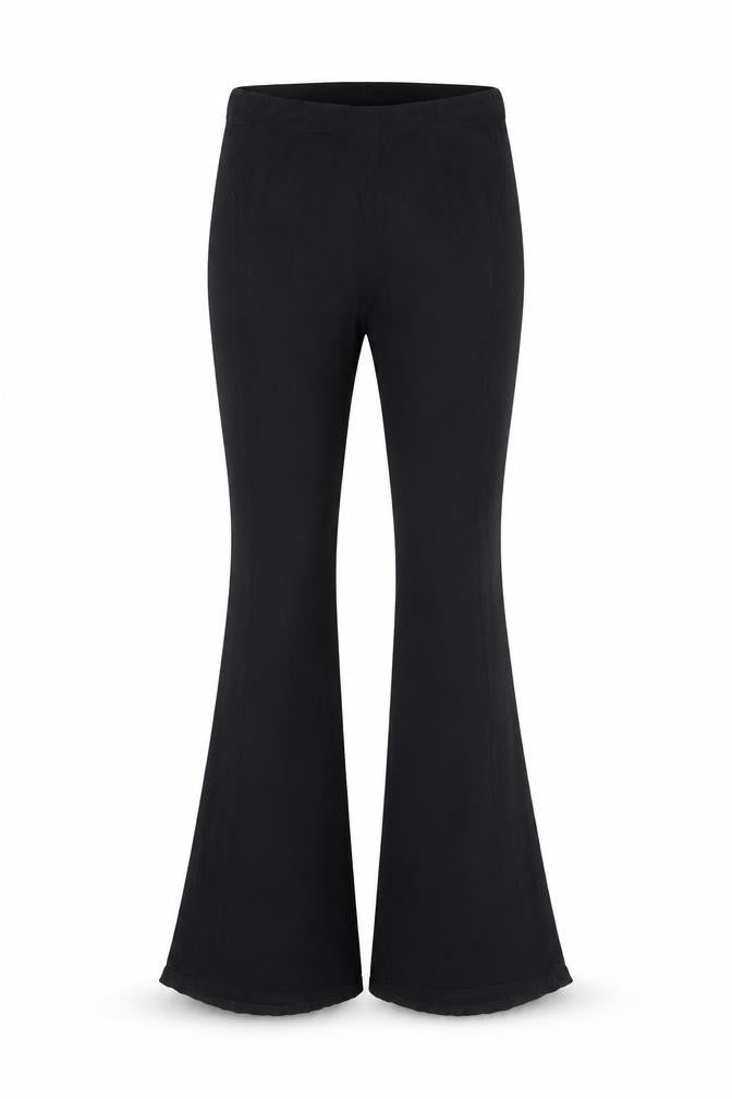 PRETTYLITTLETHING Womens Black  Viscose Trousers  Size 8 L30 in Regular