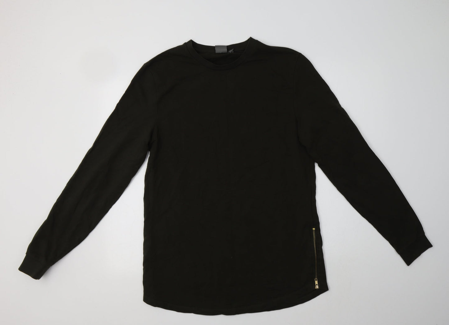 ASOS Womens Green  Cotton Pullover Sweatshirt Size L