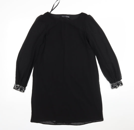 Atmosphere Womens Black  Polyester A-Line  Size 6  Round Neck