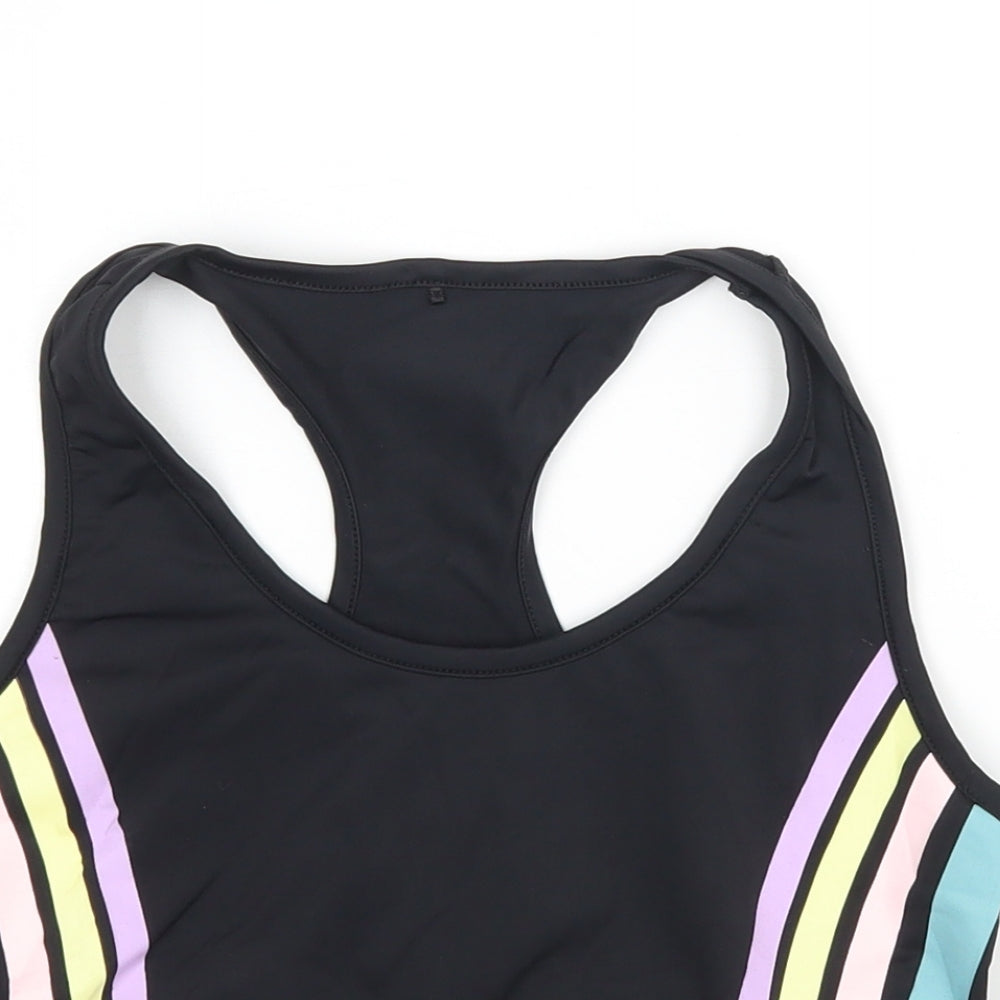 Primark Mens Multicoloured  Polyamide Cropped Tank Size S Round Neck
