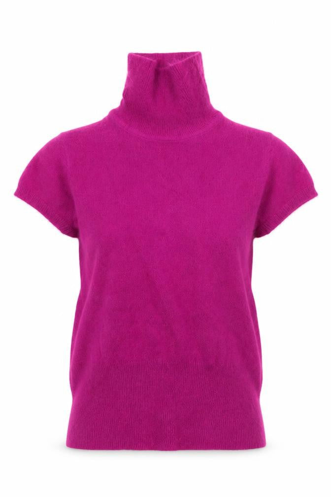 Nuna Lie Womens Pink Roll Neck  Polyamide Pullover Jumper Size S