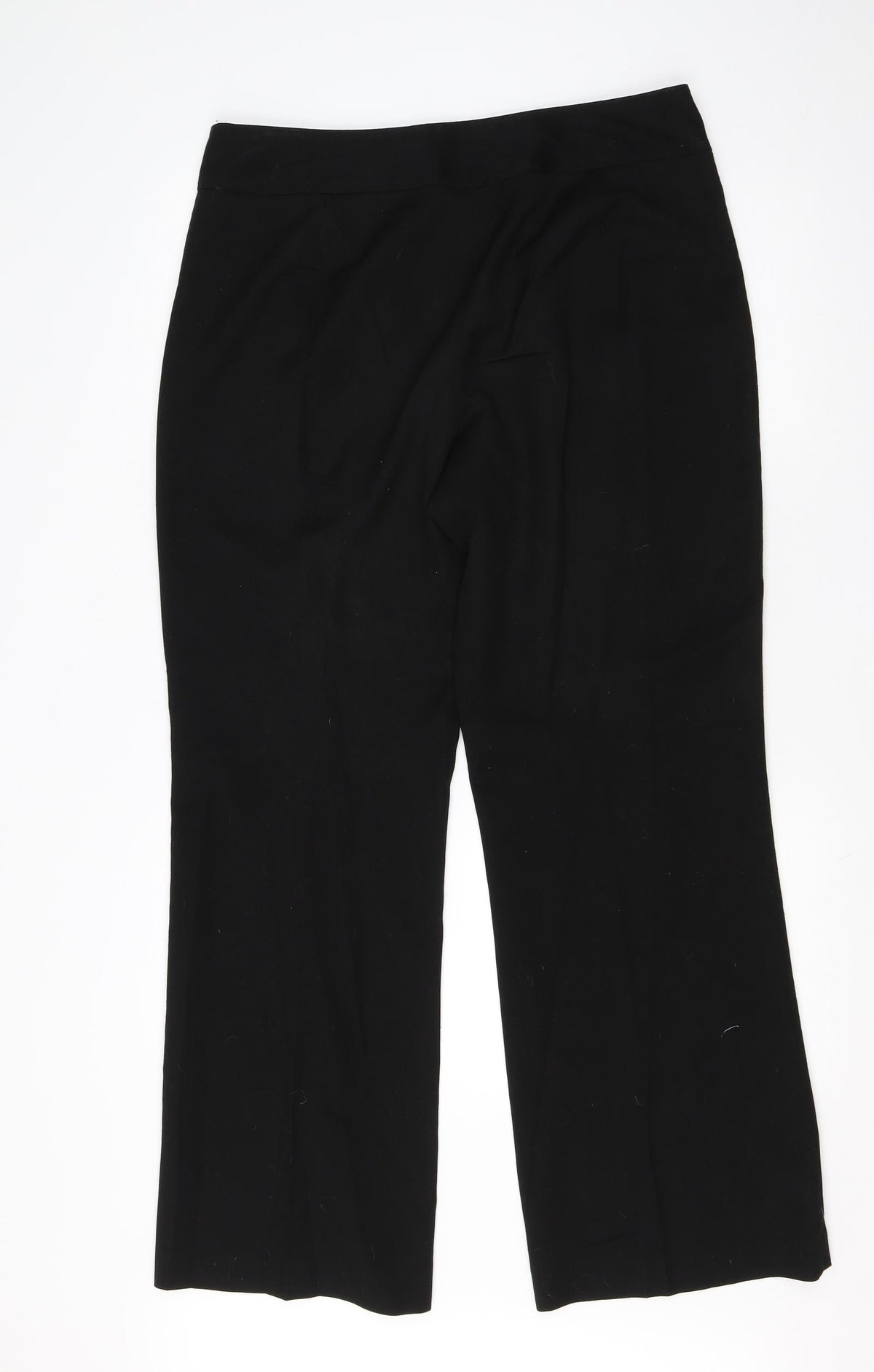 NEXT Womens Black  Polyester Dress Pants Trousers Size 14 L28 in Regular