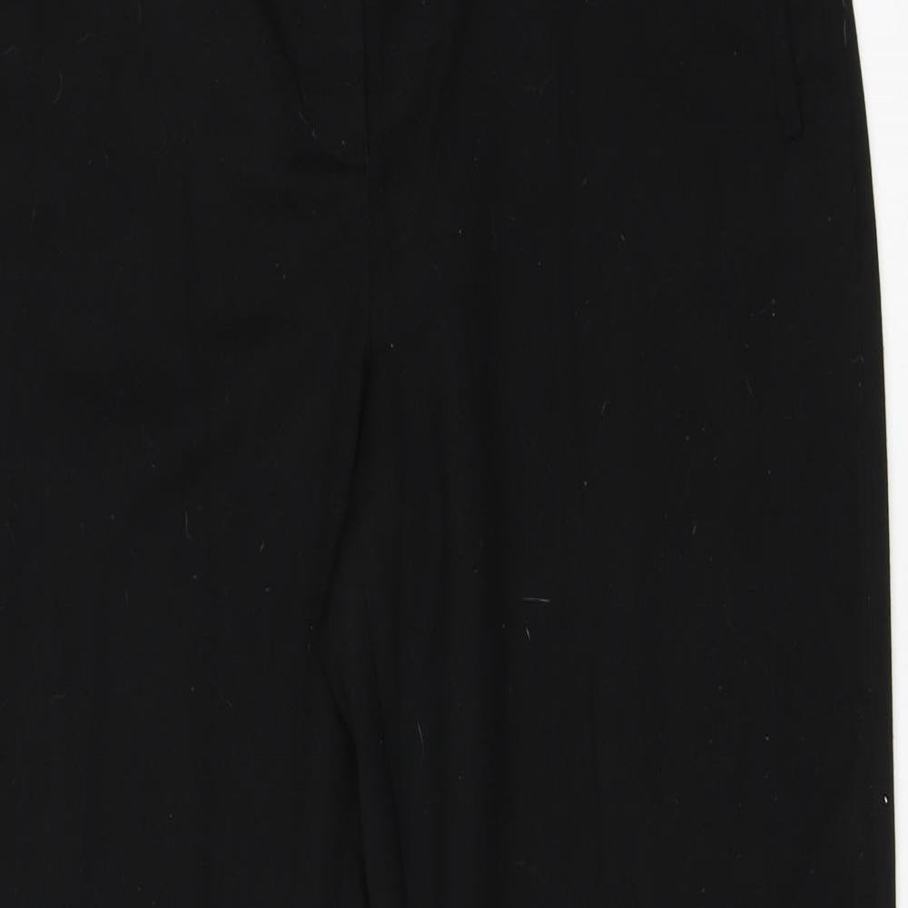 NEXT Womens Black  Polyester Dress Pants Trousers Size 14 L28 in Regular