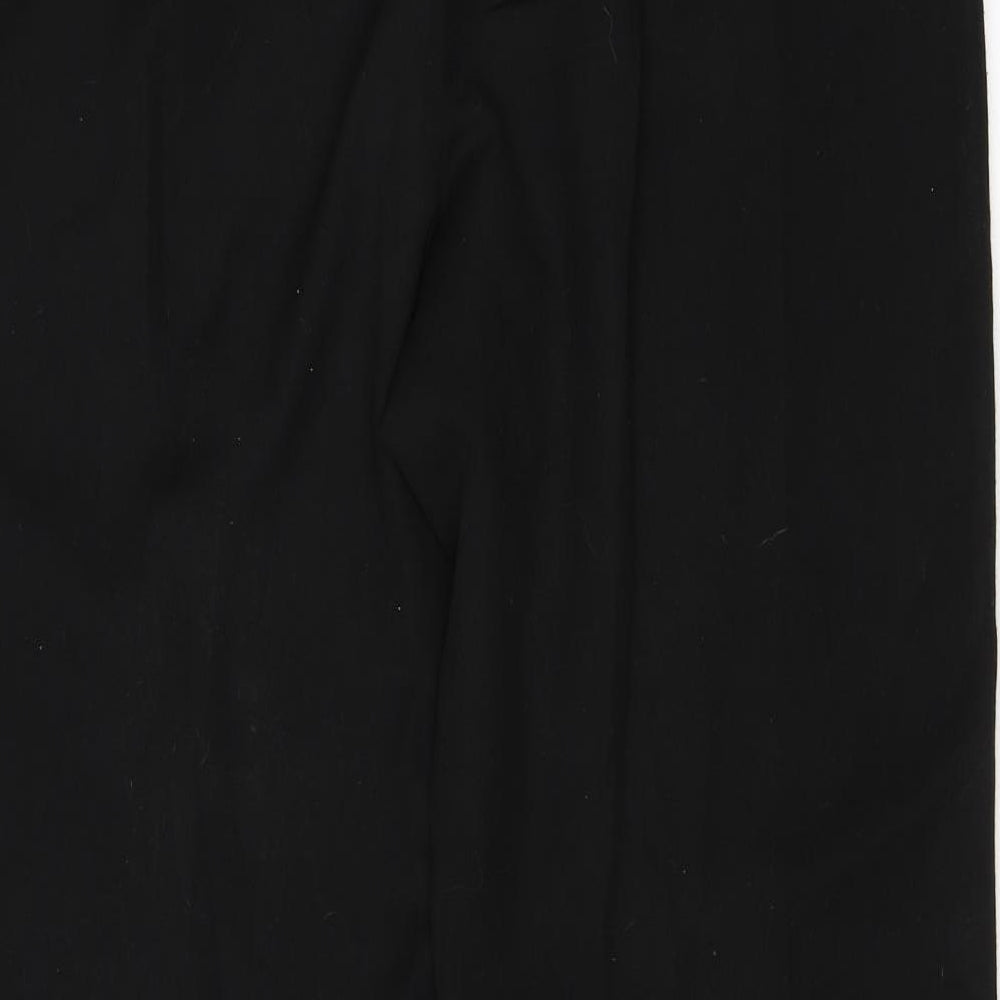 NEXT Womens Black  Polyester Dress Pants Trousers Size 14 L28 in Regular