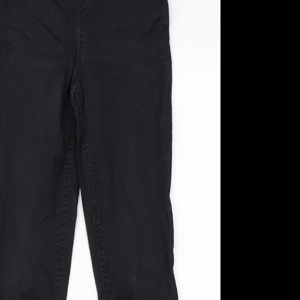 F&F Womens Black  Cotton Skinny Jeans Size 10 L28 in Regular
