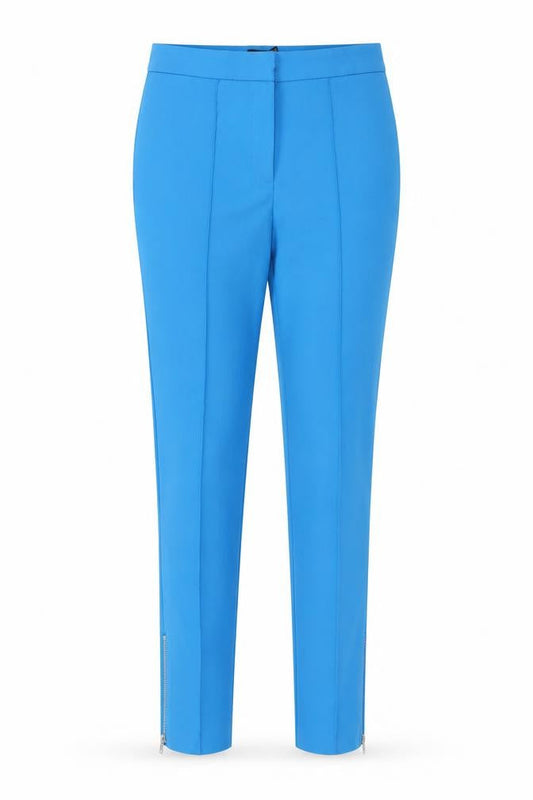 ASOS Womens Blue  Cotton Carrot Trousers Size 8 L26 in Regular