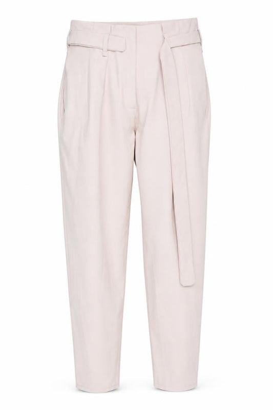 Boohoo Womens Pink  Polyester Carrot Trousers Size S L27 in Regular