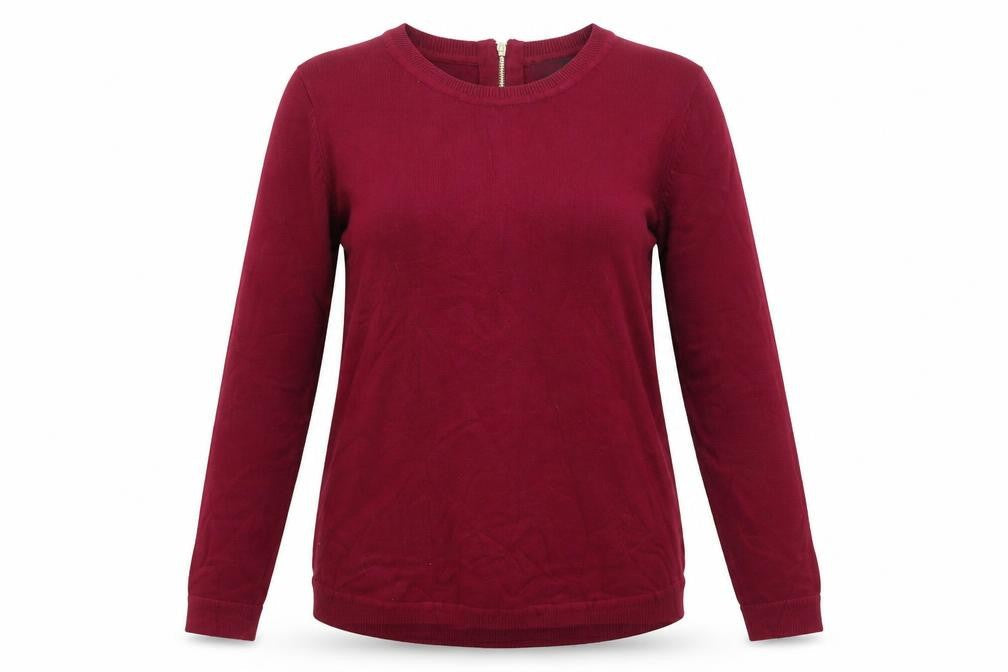 M&Co Womens Pink Round Neck  Viscose Pullover Jumper Size 12