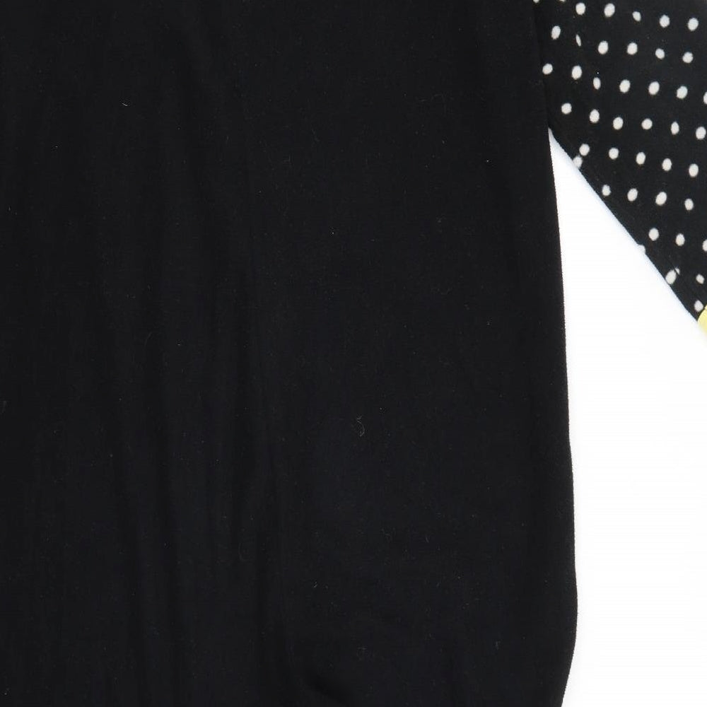 Secret Womens Black Solid Polyester  One Piece Size 12   - Penguin