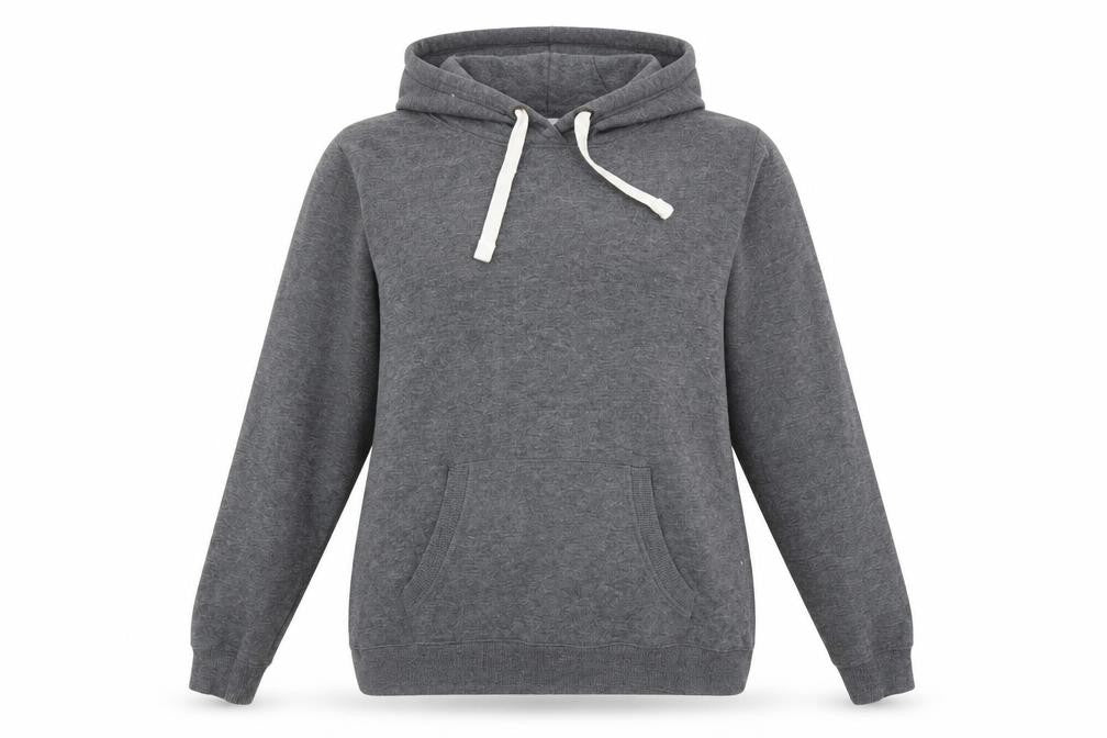 Avenue Womens Grey  Polyester Pullover Hoodie Size 18
