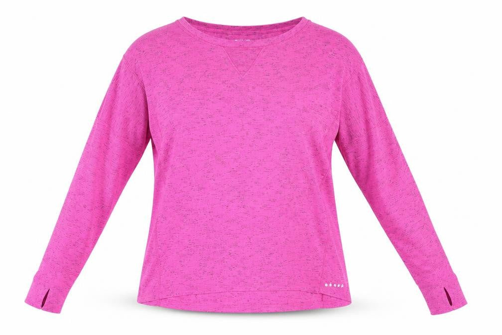 Matalan Womens Pink Round Neck  Polyester Pullover Jumper Size L
