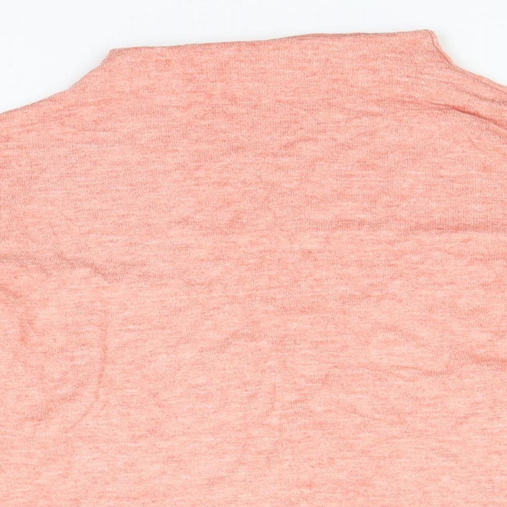 Klass Womens Pink High Neck   Pullover Jumper Size S