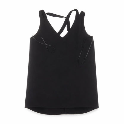 Select Womens Black  Polyester Basic Blouse Size 12 V-Neck