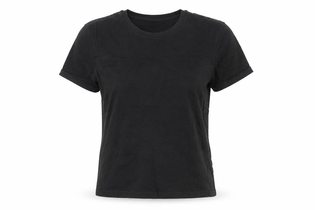 H&M Womens Black  Cotton Basic T-Shirt Size M Round Neck