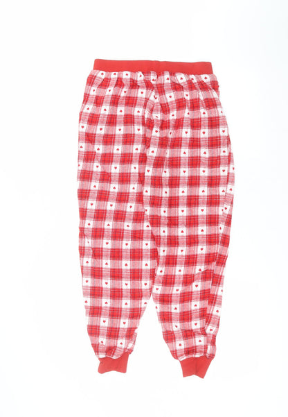 George Womens Red  Cotton Trousers  Size 8 L24 in Regular