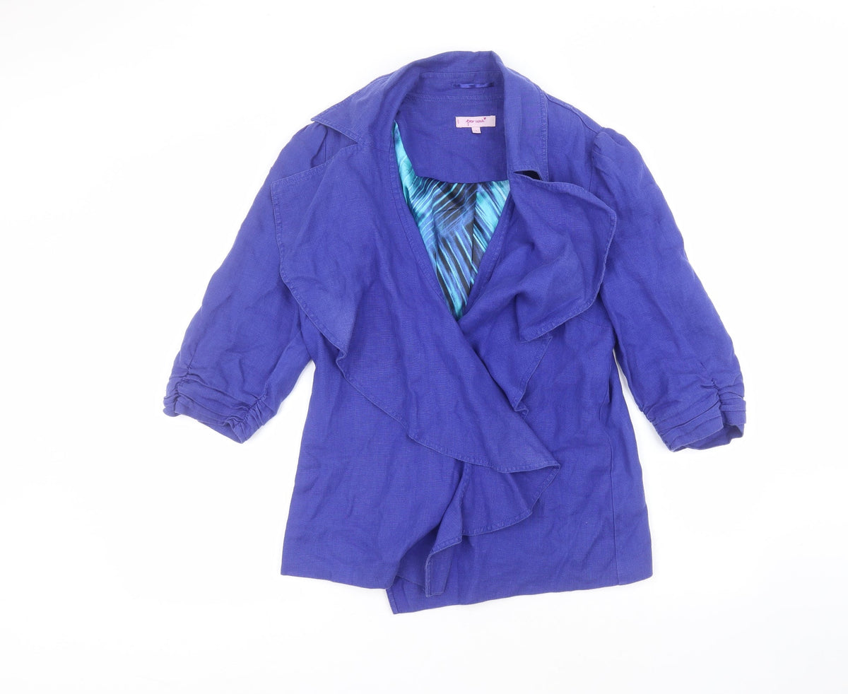Per Una Womens Blue   Jacket  Size 14