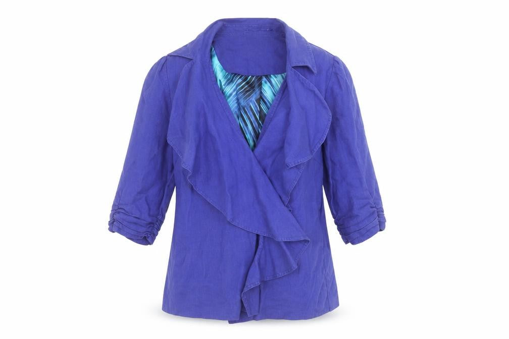 Per Una Womens Blue   Jacket  Size 14