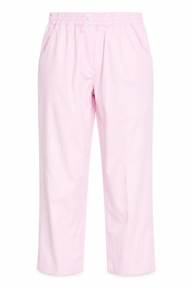 Ocealis Womens Pink  Polyester Trousers  Size 16 L25 in Regular