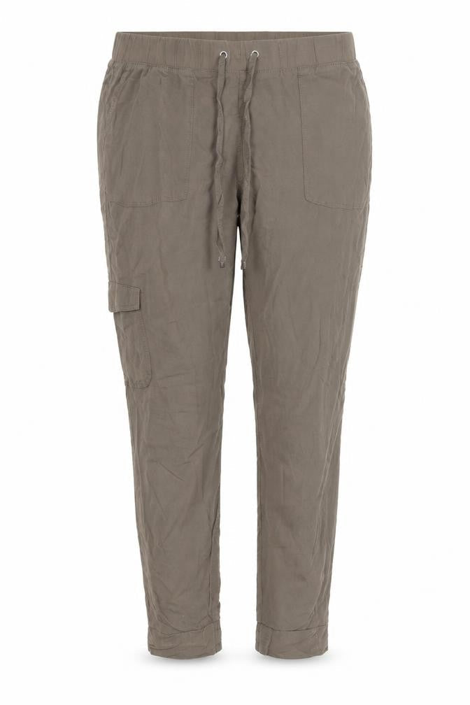 Yessica Womens Green  Viscose Trousers  Size 12 L28 in Regular