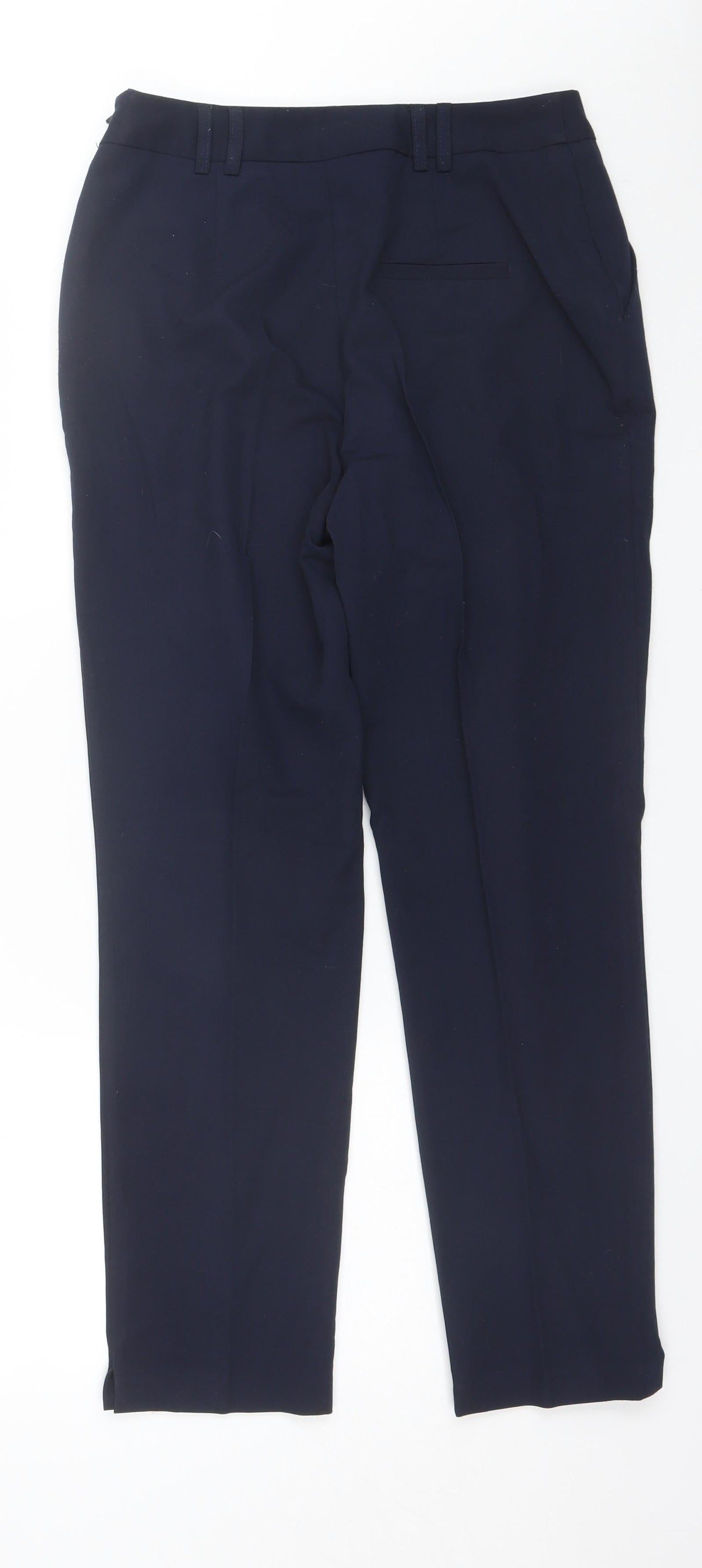 Dorothy Perkins Womens Blue  Polyester Dress Pants Trousers Size 8 L27 in Regular