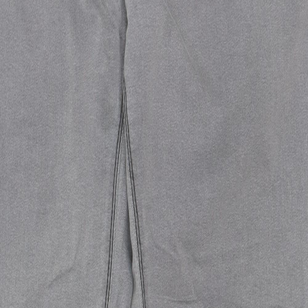 Denim CO. Womens Grey  Cotton Skinny Jeans Size 14 L28 in Regular