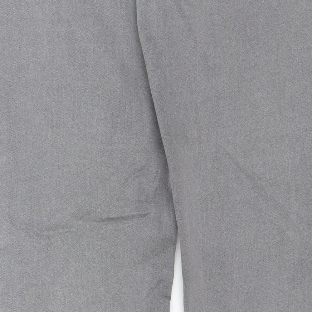 Denim CO. Womens Grey  Cotton Skinny Jeans Size 14 L28 in Regular