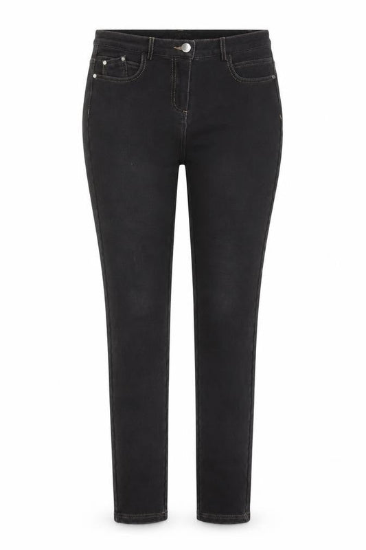 Cristina Womens Black  Cotton Blend Skinny Jeans Size 10 L30 in Regular
