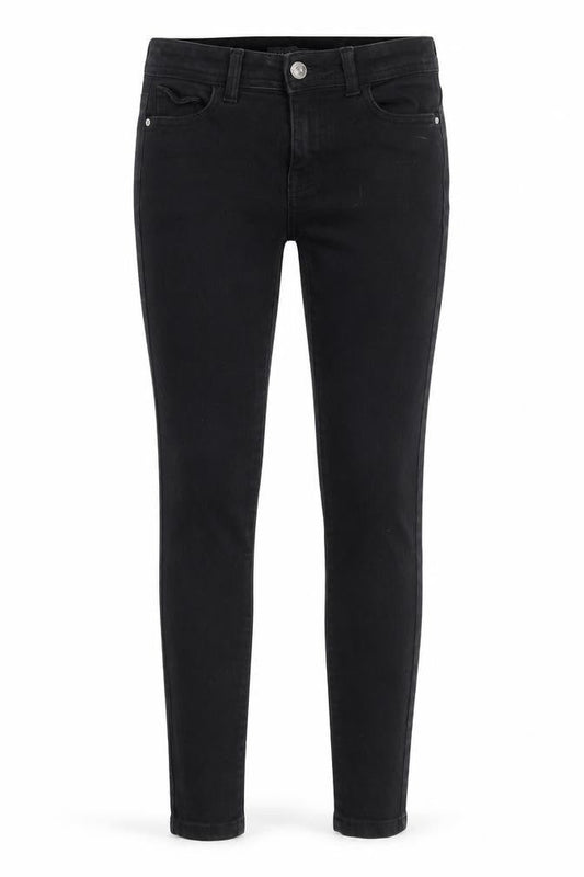 Denim Co Womens Black  Cotton Skinny Jeans Size 6 L24 in Regular