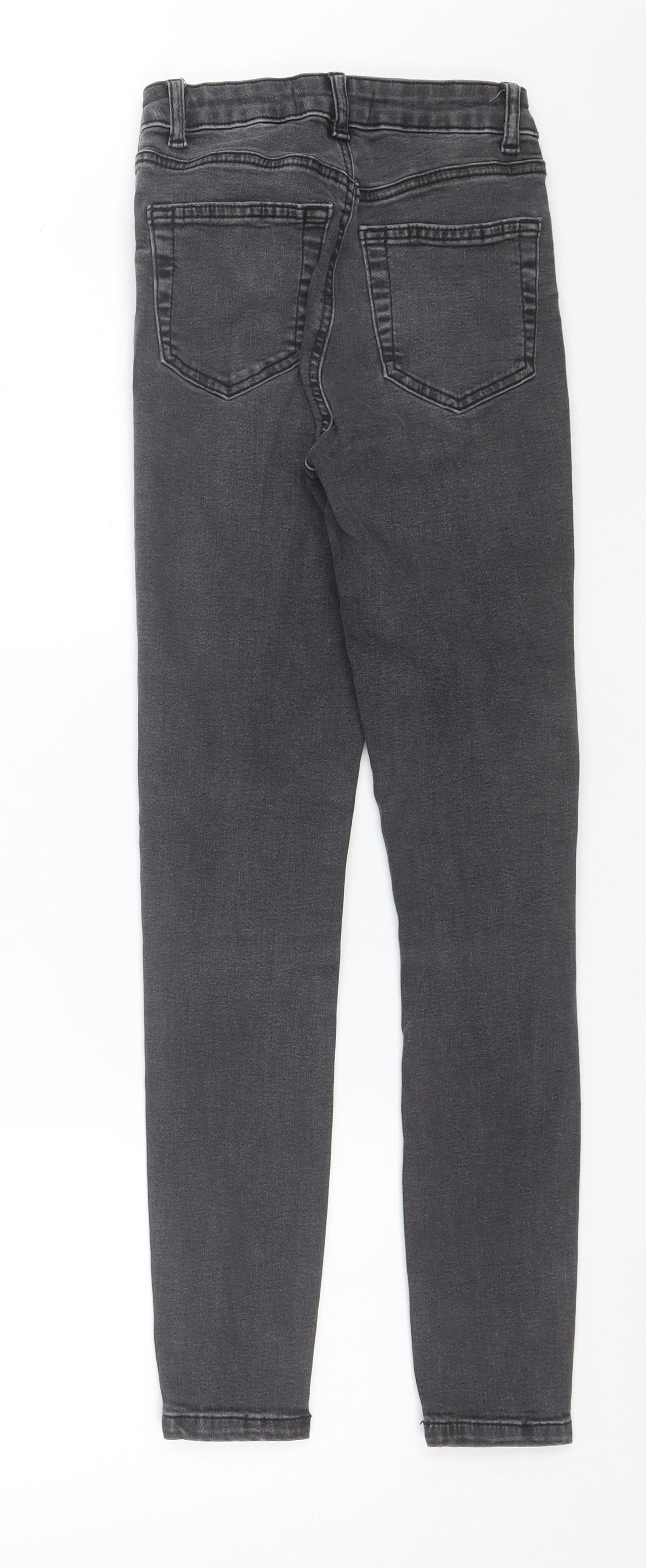 Denim Co Womens Black  Cotton Skinny Jeans Size 6 L26 in Regular