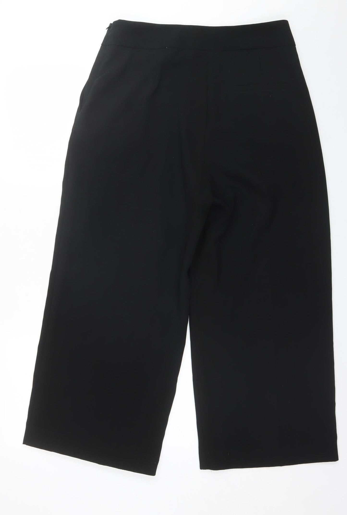 Marks and Spencer Womens Black  Polyester Dress Pants Trousers Size 14 L24 in Regular