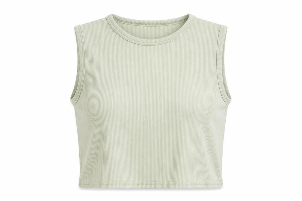 I SAW IT FIRST Womens Green  Polyester Basic T-Shirt Size 10 Round Neck