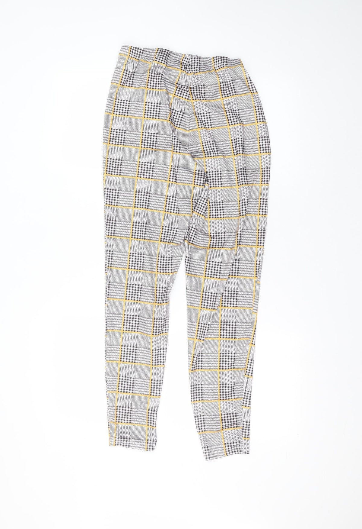 SheIn Womens White  Polyester Trousers  Size M L25 in Regular