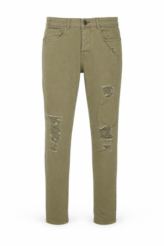 Denim & Co. Mens Green  Cotton Skinny Jeans Size 30 in L32 in Regular