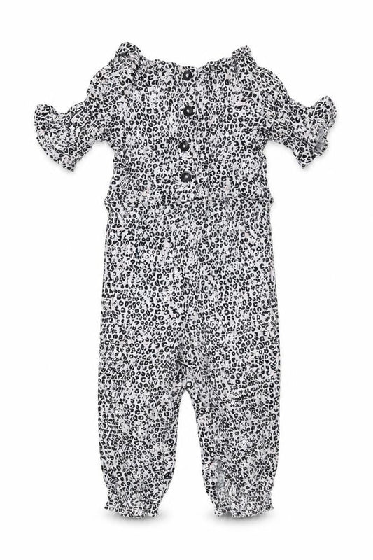 Primark Baby White Animal Print Viscose Babygrow One-Piece Size 12-18 Months