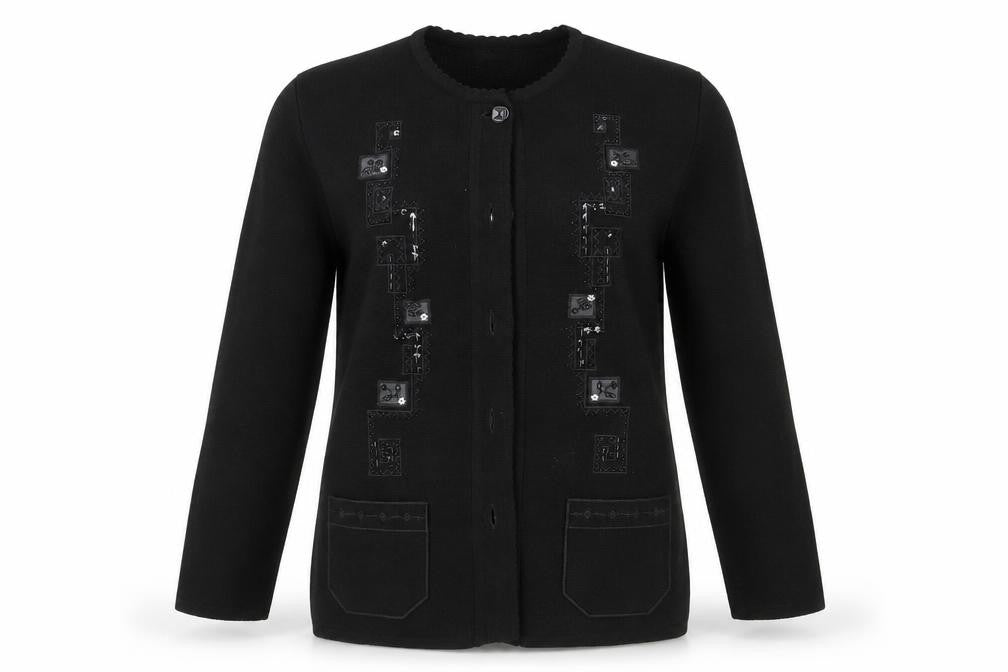 Paramor Womens Black   Overcoat Coatigan Size M