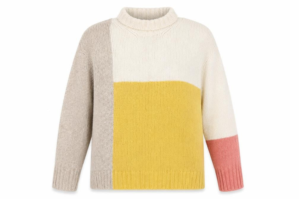 Marks & Spencer Womens Orange Roll Neck  Cotton Pullover Jumper Size M