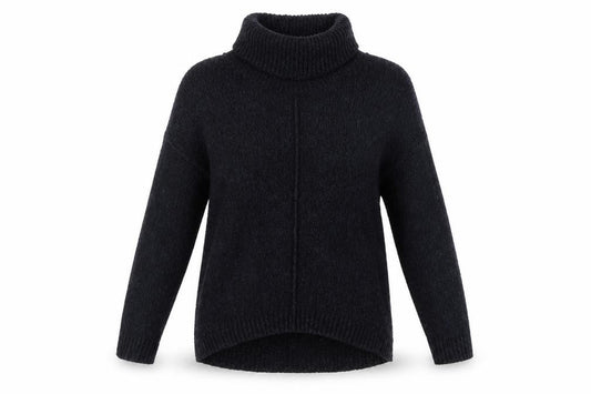 Wallis Womens Red Roll Neck  Nylon Pullover Jumper Size M