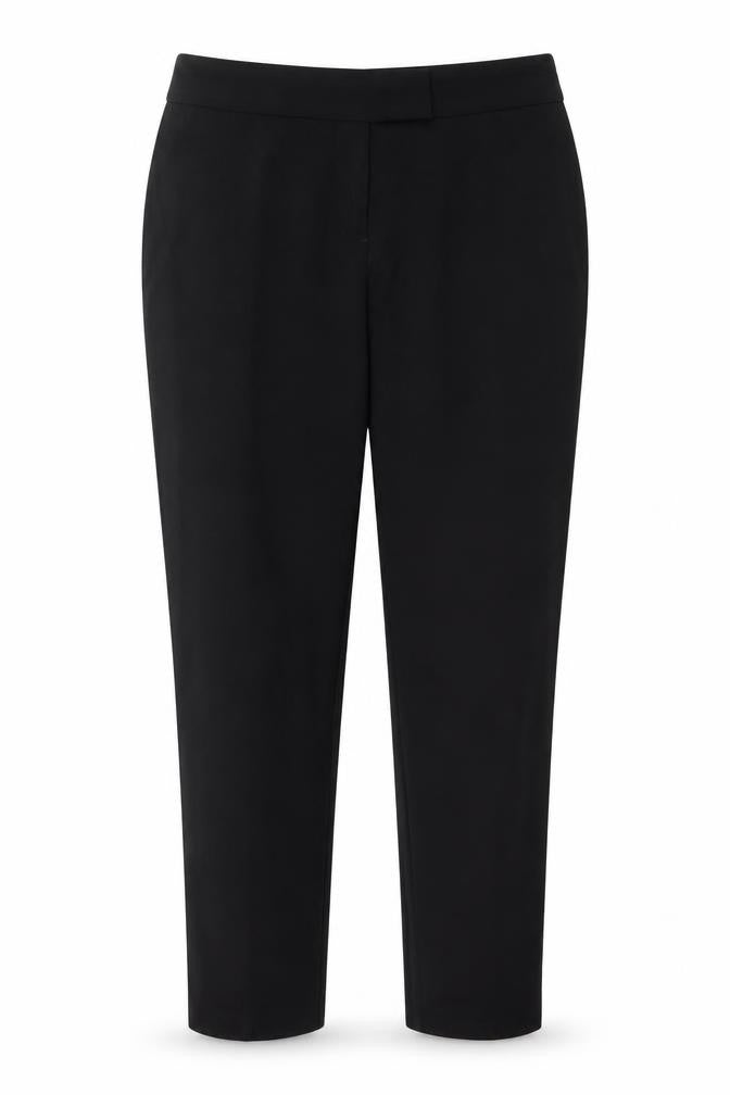 George Womens Black  Polyester Trousers  Size 12 L28 in Regular