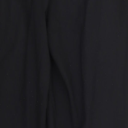 George Womens Black  Polyester Trousers  Size 12 L28 in Regular
