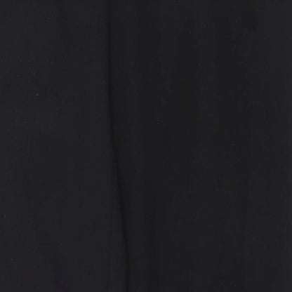 George Womens Black  Polyester Trousers  Size 14 L30 in Regular