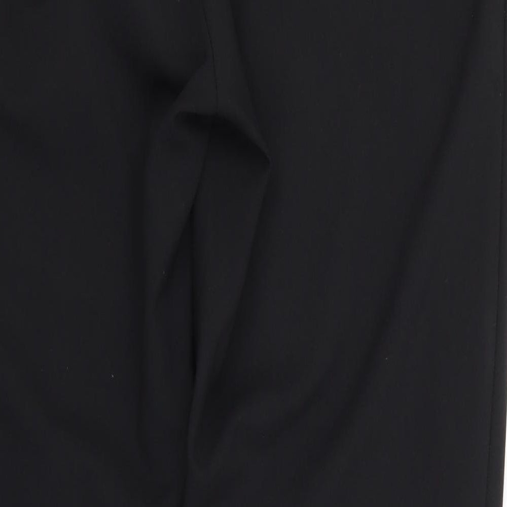 George Womens Black  Polyester Trousers  Size 14 L30 in Regular