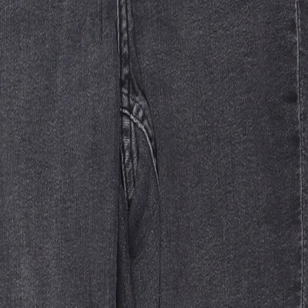 Divided Womens Grey  Cotton Skinny Jeans Size 10 L24 in Regular