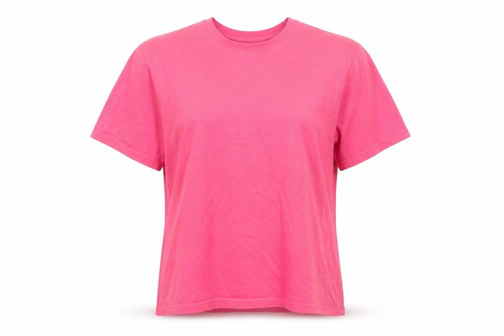 Blue Harbour Womens Pink  Cotton Basic T-Shirt Size L Round Neck