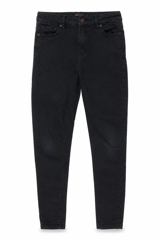 F&F Womens Black  Cotton Skinny Jeans Size 10 L27 in Regular